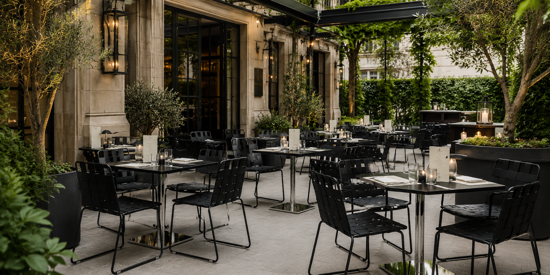 Come valorizzare il dehors di un bar o ristorante con arredi di design funzionali?