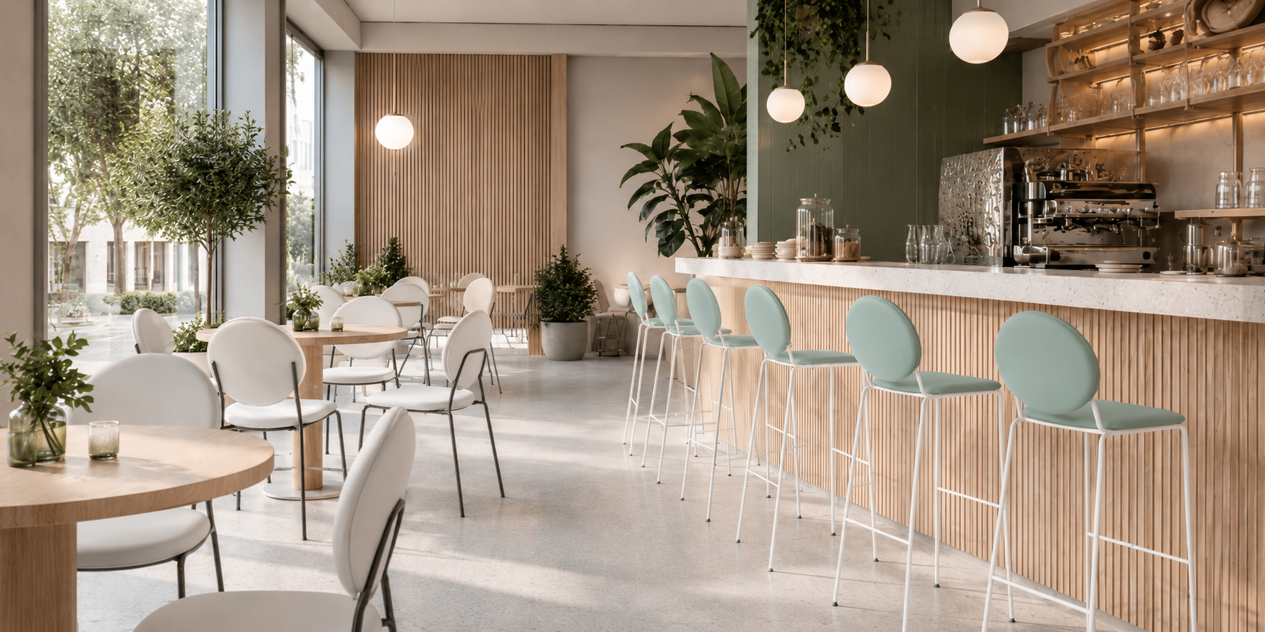 Come scegliere le sedie per un ristorante: guida completa per il contract